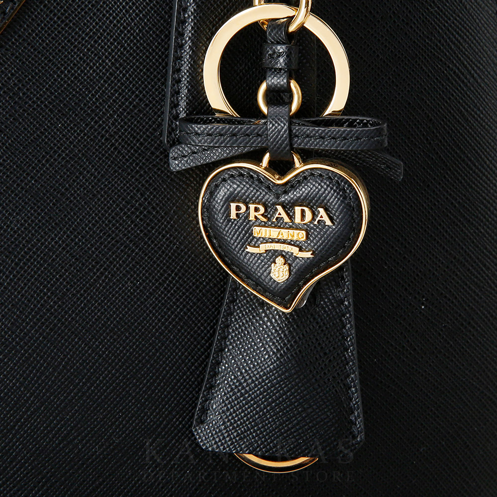 PRADA(USED)프라다 B2490M 사피아노 럭스백 & 키링