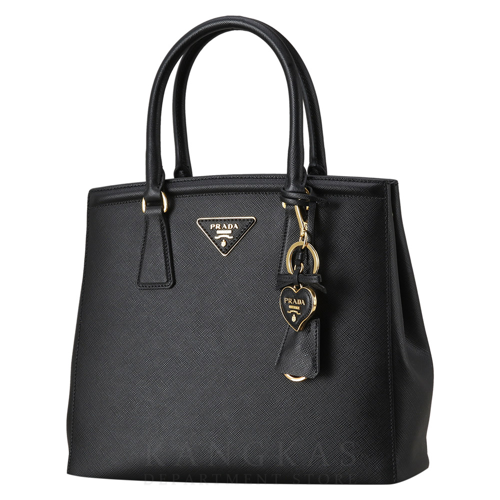 PRADA(USED)프라다 B2490M 사피아노 럭스백 & 키링