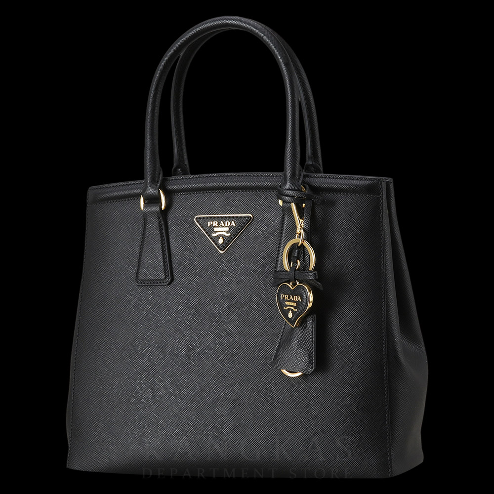 PRADA(USED)프라다 B2490M 사피아노 럭스백 & 키링