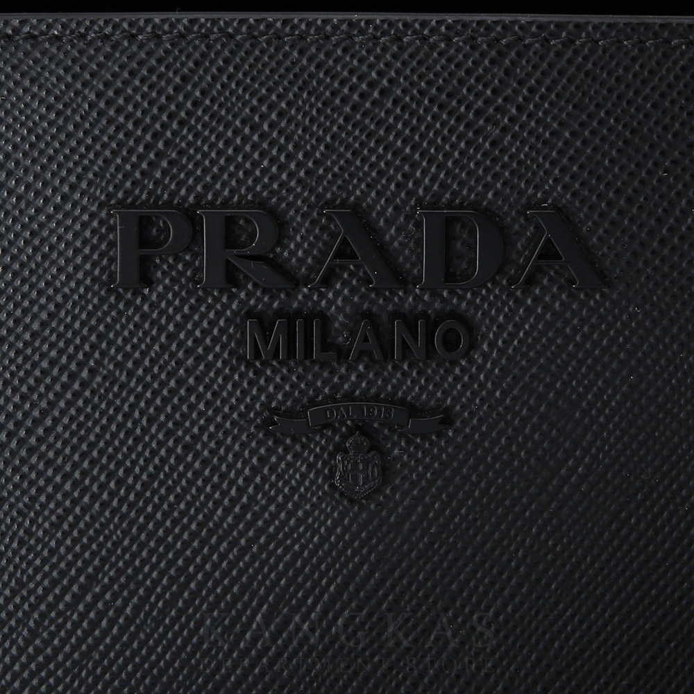 PRADA(USED)프라다 1BA155 사피아노 모노크롬 토트백