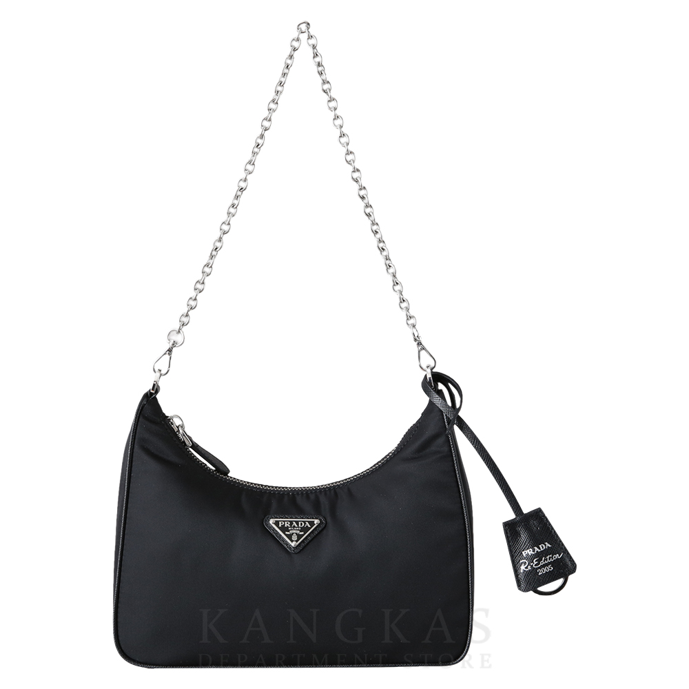 PRADA(USED)프라다 1BH204 테수토 체인 스트랩 호보백