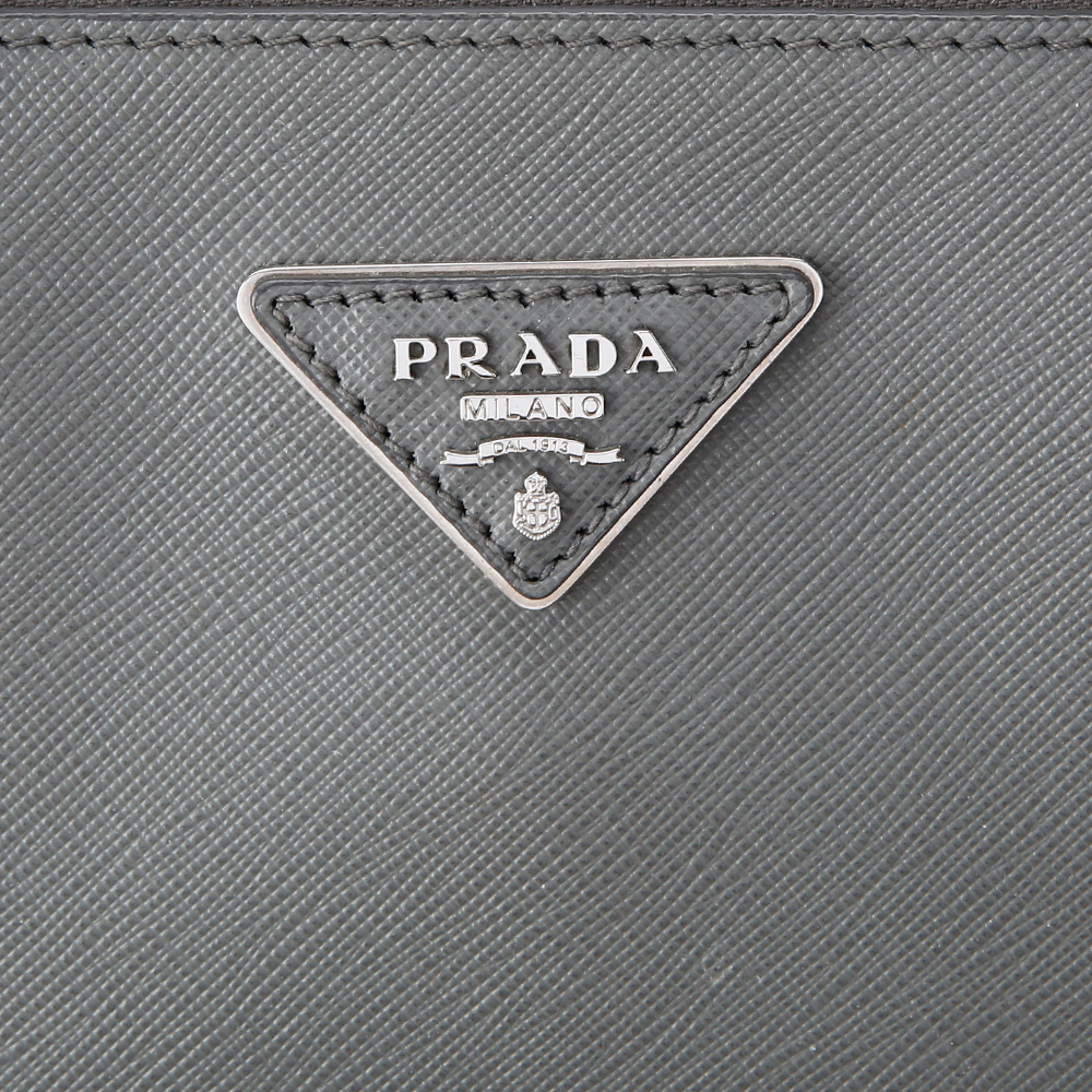 PRADA(USED)프라다 BN2674 사피아노 럭스 락 포켓 토트백