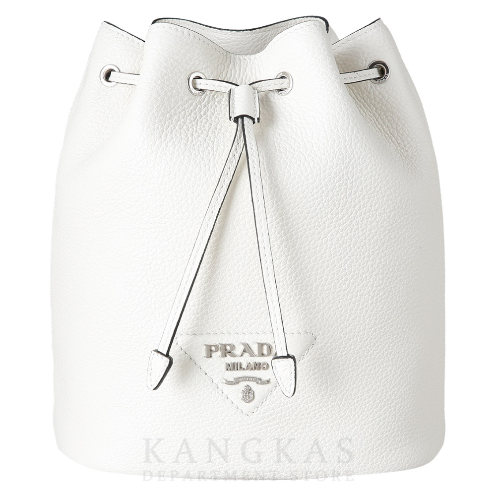 PRADA(USED)프라다 1BE060 레더 버킷백