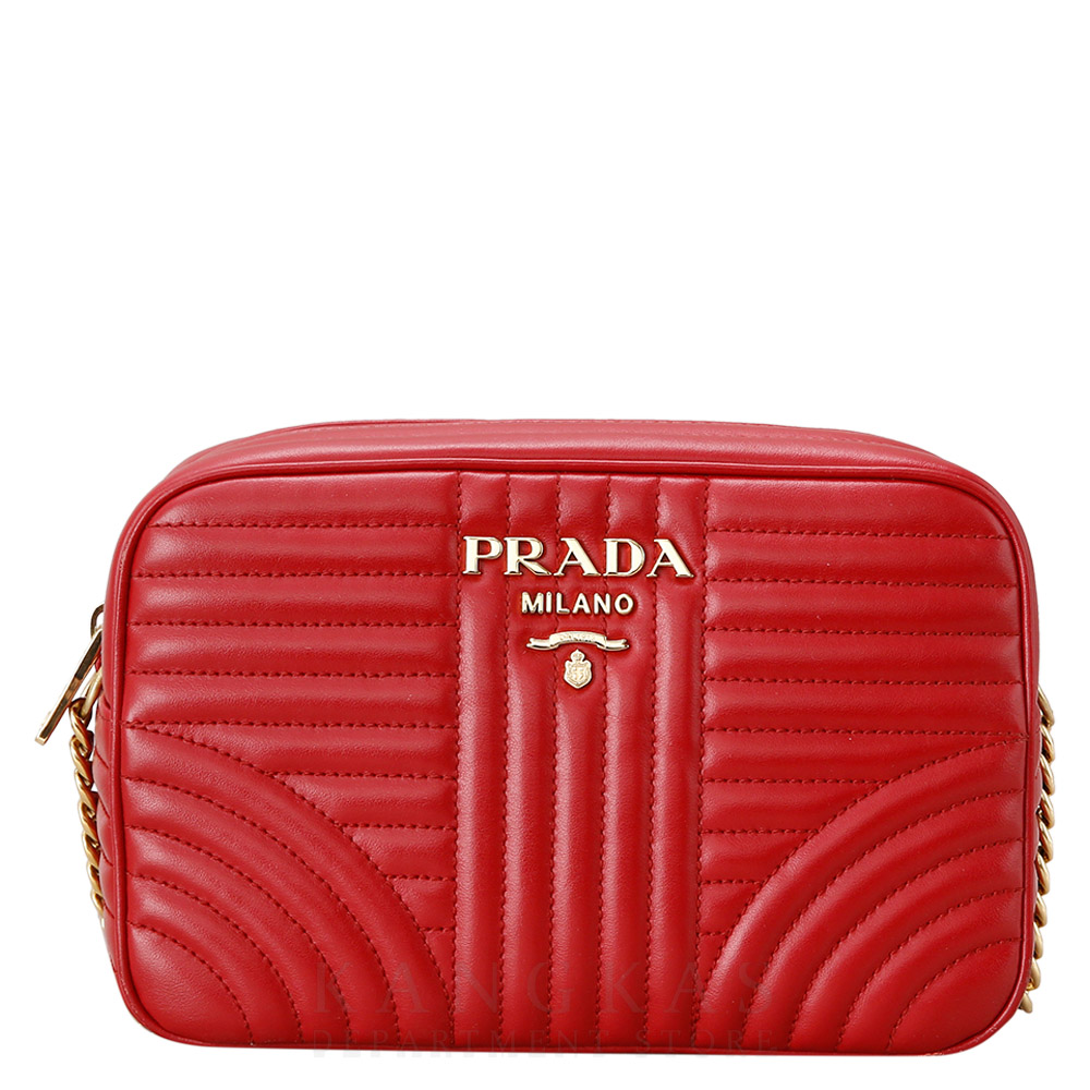 PRADA(USED)프라다 1BH083 다이아그램 카메라백
