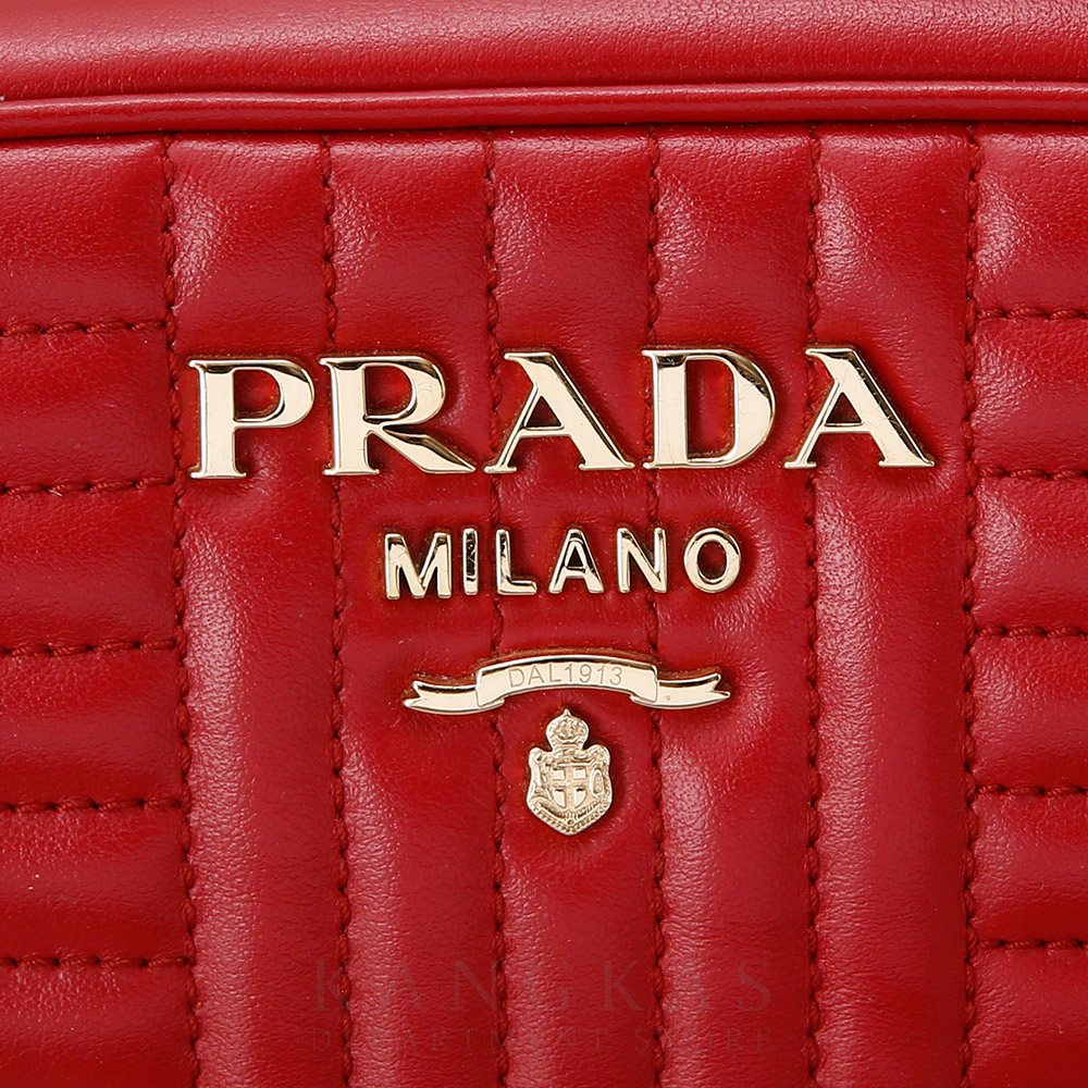 PRADA(USED)프라다 1BH083 다이아그램 카메라백
