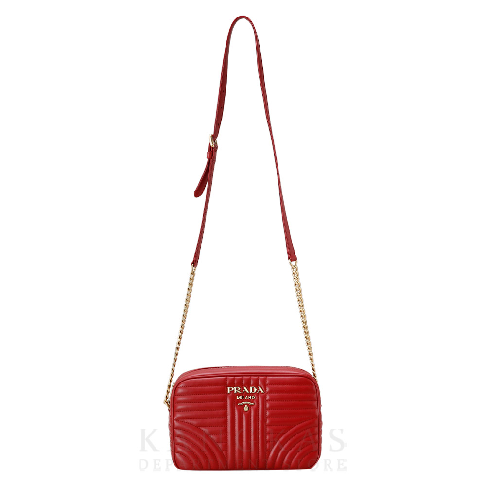 PRADA(USED)프라다 1BH083 다이아그램 카메라백