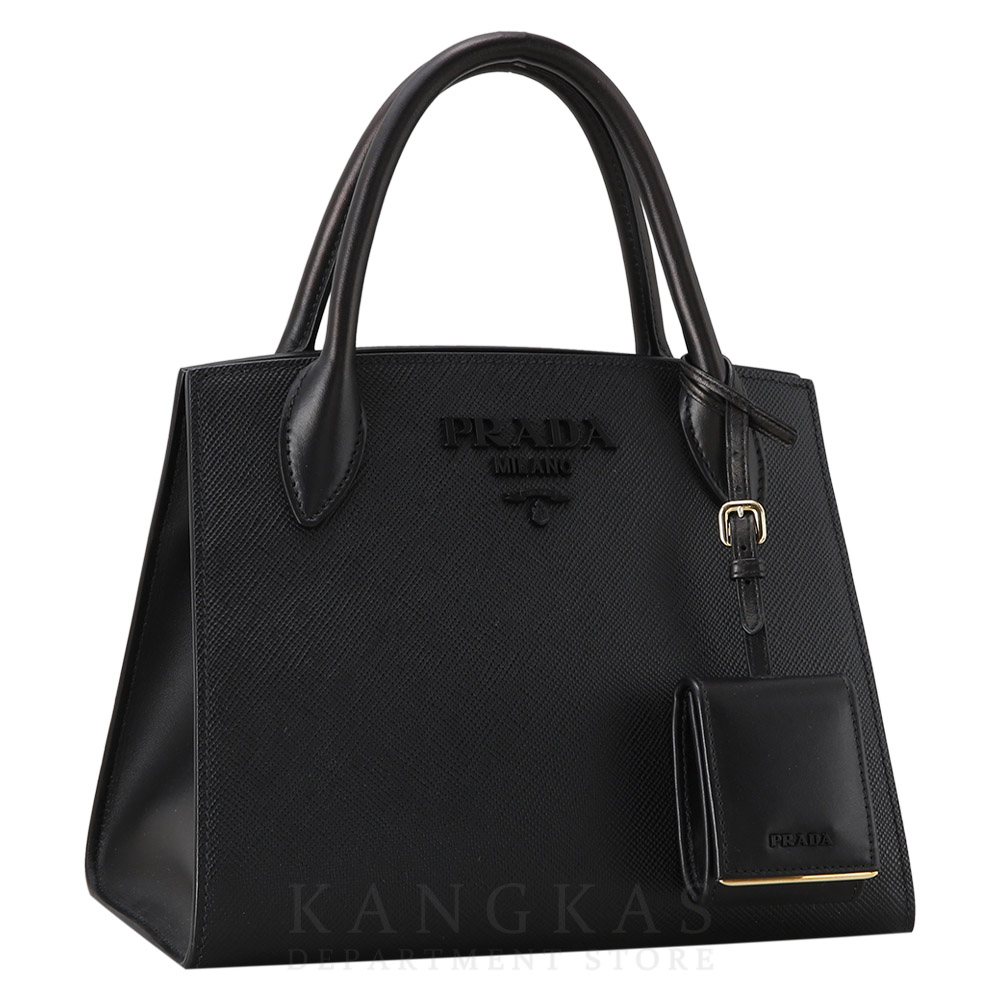 PRADA(USED)프라다 1BA156 모노크롬 사피아노 토트백