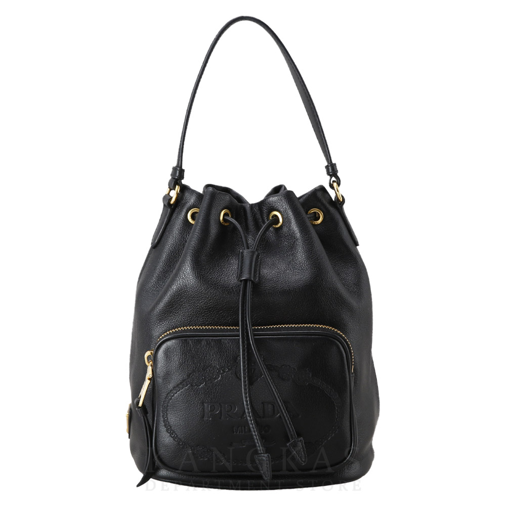 PRADA(USED)프라다 1BH038 레더 버킷백