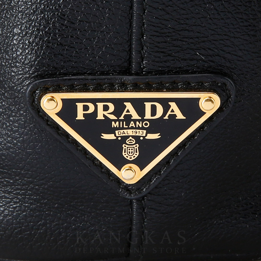 PRADA(USED)프라다 1BH038 레더 버킷백