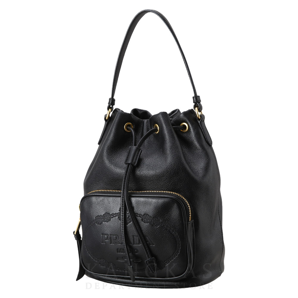 PRADA(USED)프라다 1BH038 레더 버킷백
