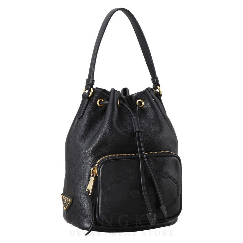 PRADA(USED)프라다 1BH038 레더 버킷백