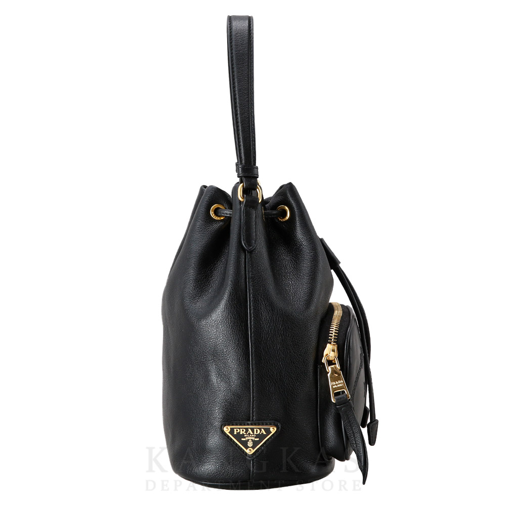 PRADA(USED)프라다 1BH038 레더 버킷백