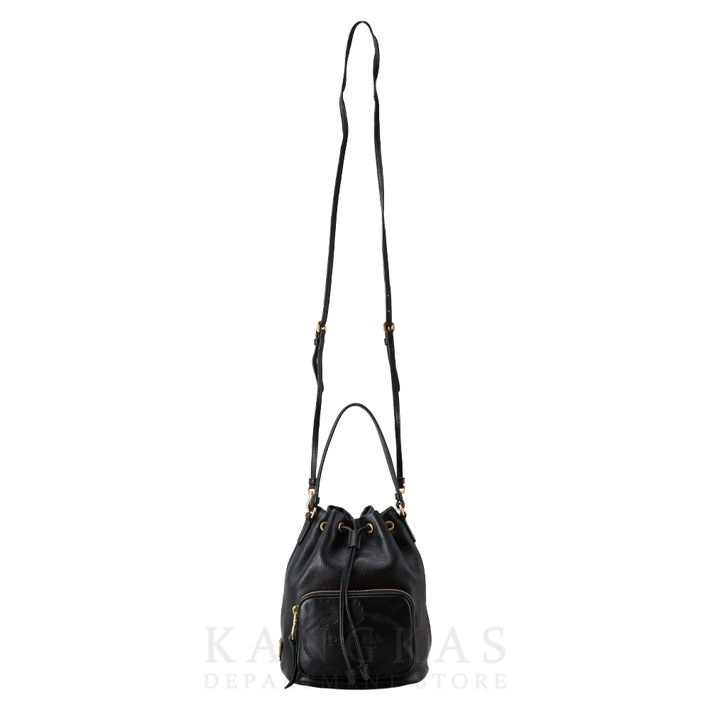 PRADA(USED)프라다 1BH038 레더 버킷백