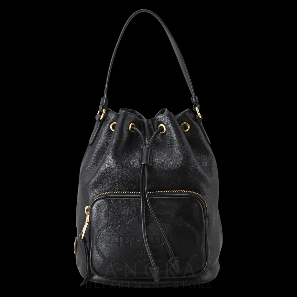 PRADA(USED)프라다 1BH038 레더 버킷백
