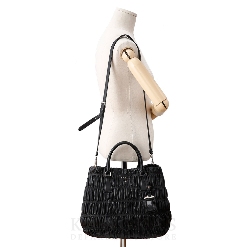 PRADA(USED)프라다 B1789L 나파 고프레 숄더백
