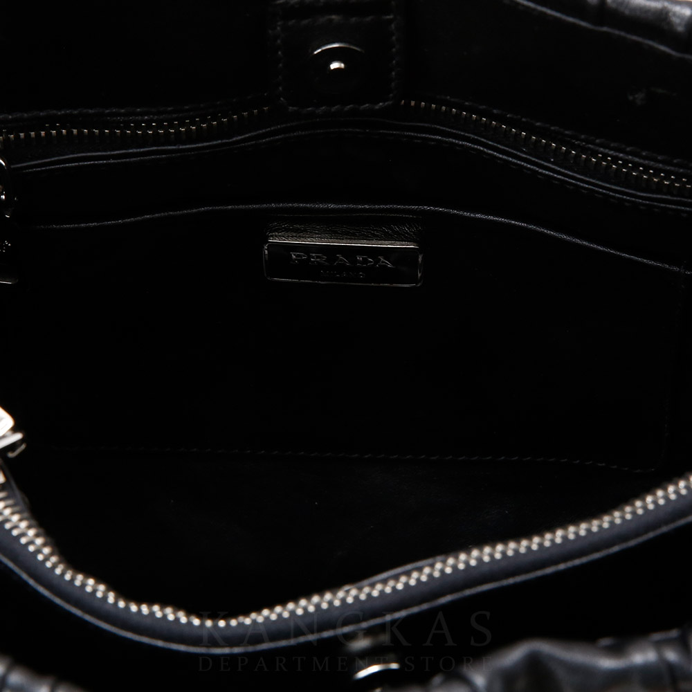 PRADA(USED)프라다 B1789L 나파 고프레 숄더백