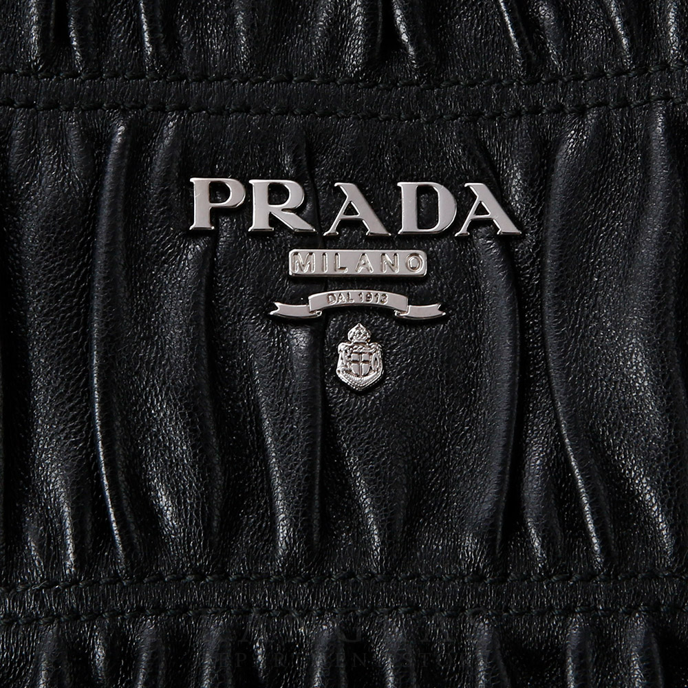 PRADA(USED)프라다 B1789L 나파 고프레 숄더백