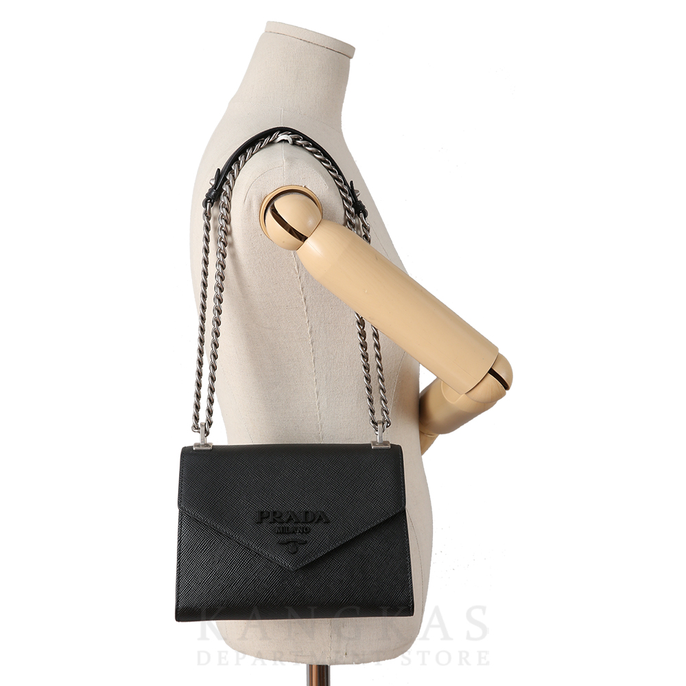 PRADA(USED)프라다 사피아노 플랩 체인백
