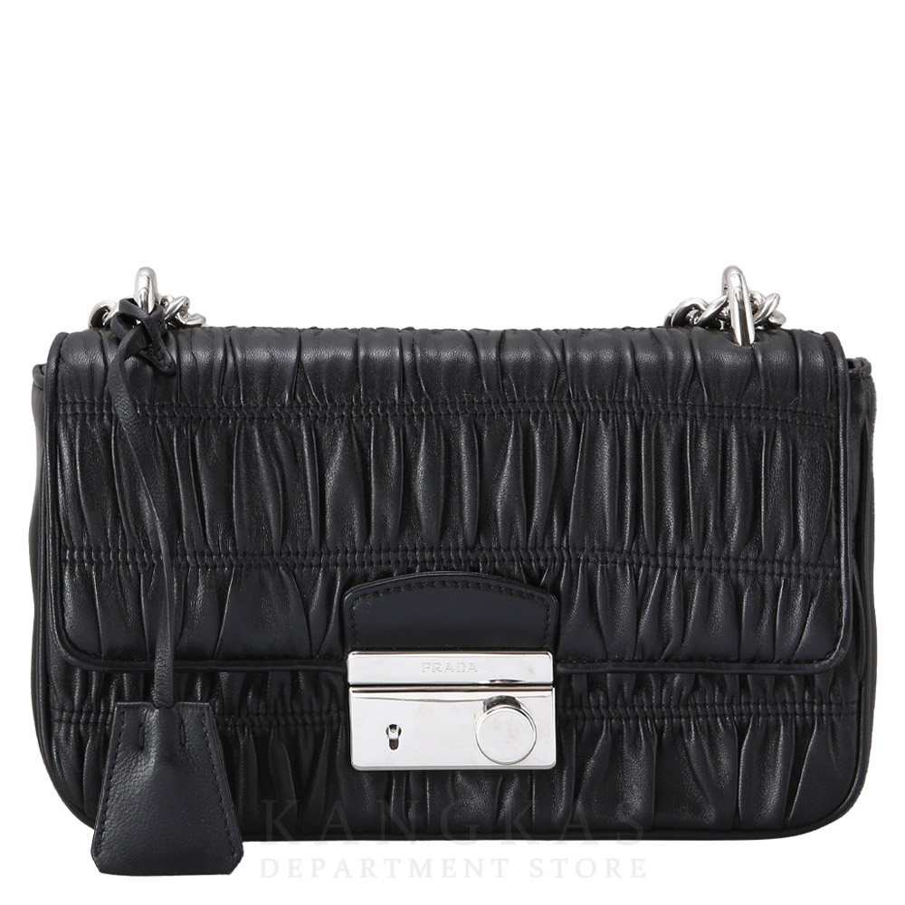 PRADA(USED)프라다 고프레 체인 핸드백