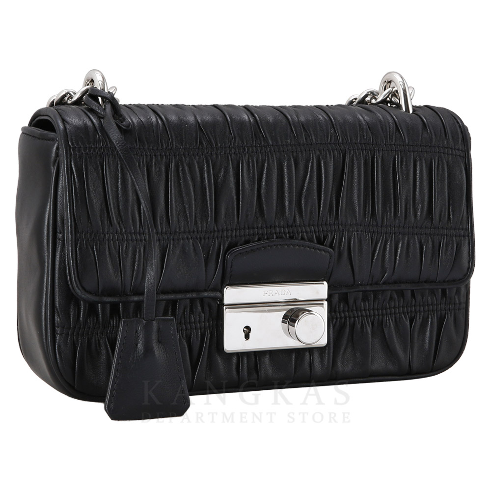 PRADA(USED)프라다 고프레 체인 핸드백