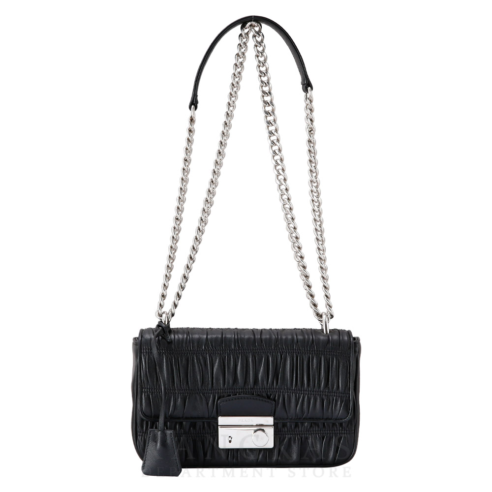 PRADA(USED)프라다 고프레 체인 핸드백