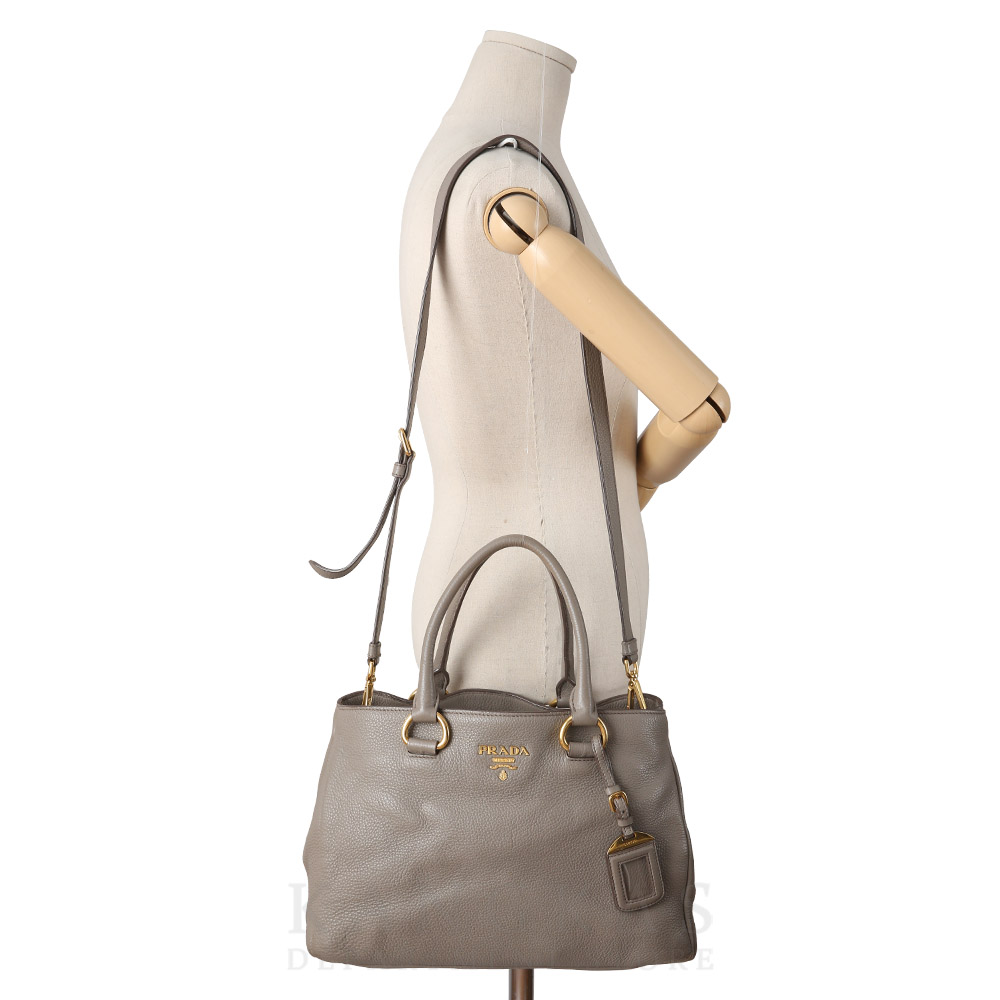 PRADA(USED)프라다 비텔로 토트겸 숄더백