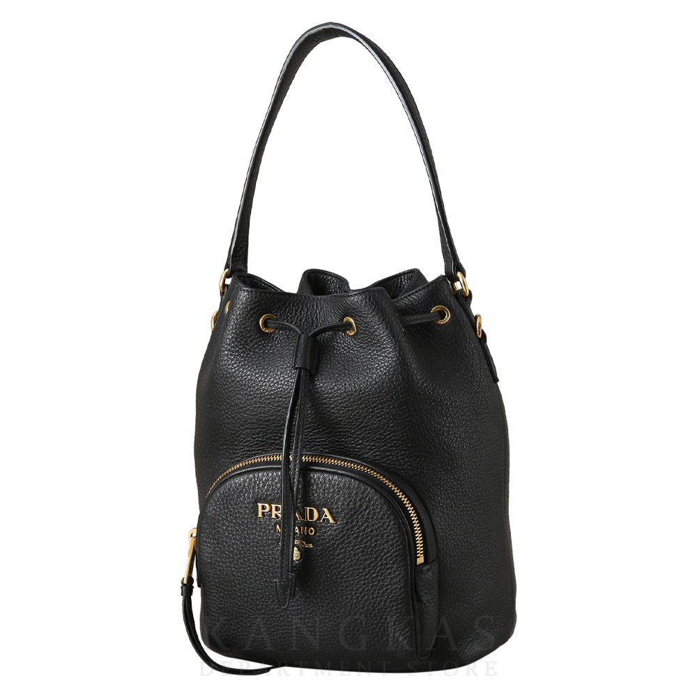 PRADA(USED)프라다 1BE030 비텔로 다이노 버킷백