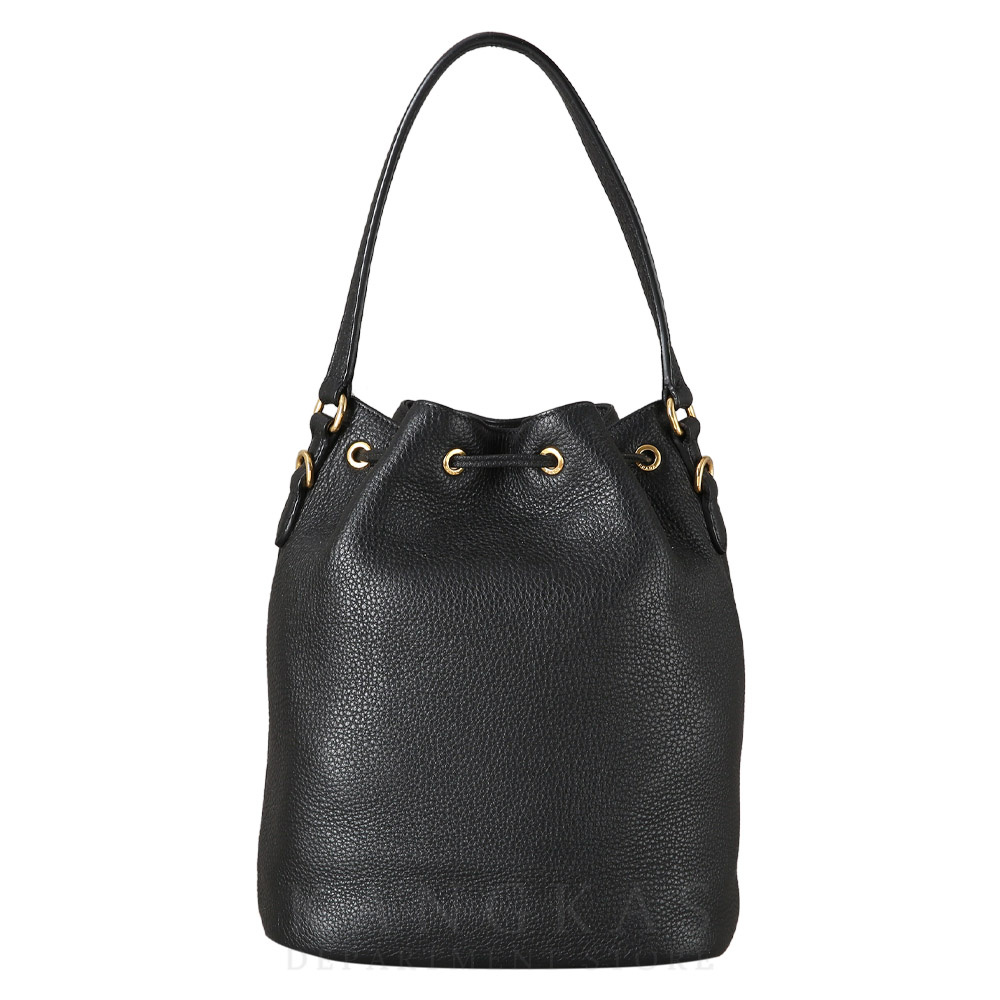 PRADA(USED)프라다 1BE030 비텔로 다이노 버킷백