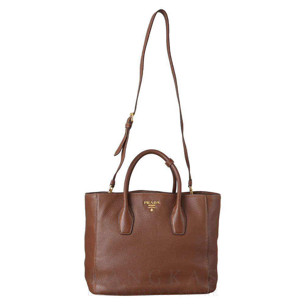 PRADA(USED)프라다 N2694 비텔로 다이노 토트백