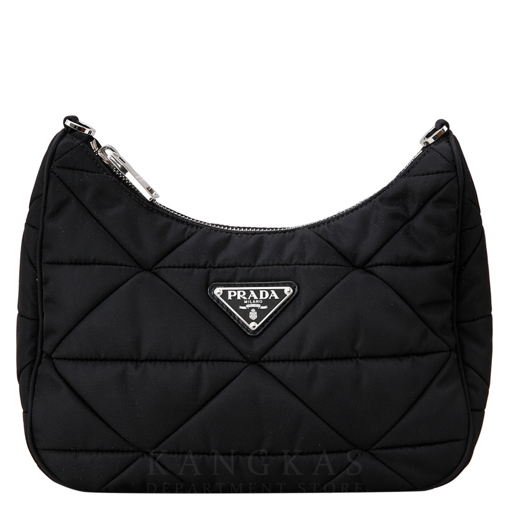 PRADA(USED)프라다 1BC151 리나일론 패딩 호보 백