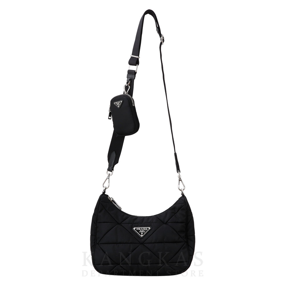PRADA(USED)프라다 1BC151 리나일론 패딩 호보 백