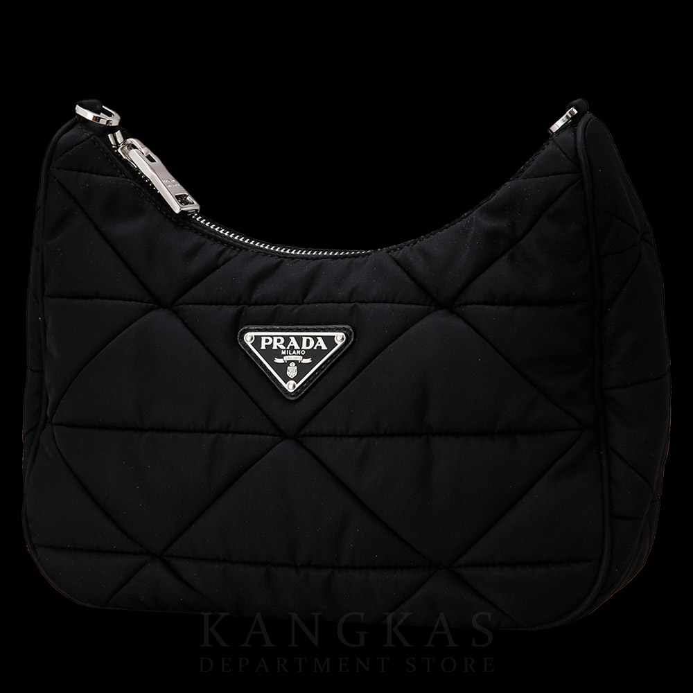 PRADA(USED)프라다 1BC151 리나일론 패딩 호보 백