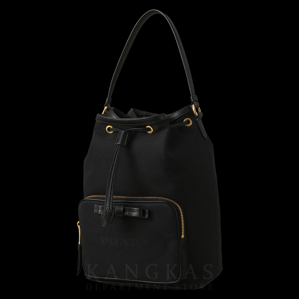 PRADA(USED)프라다 1BH097 패브릭 버킷백