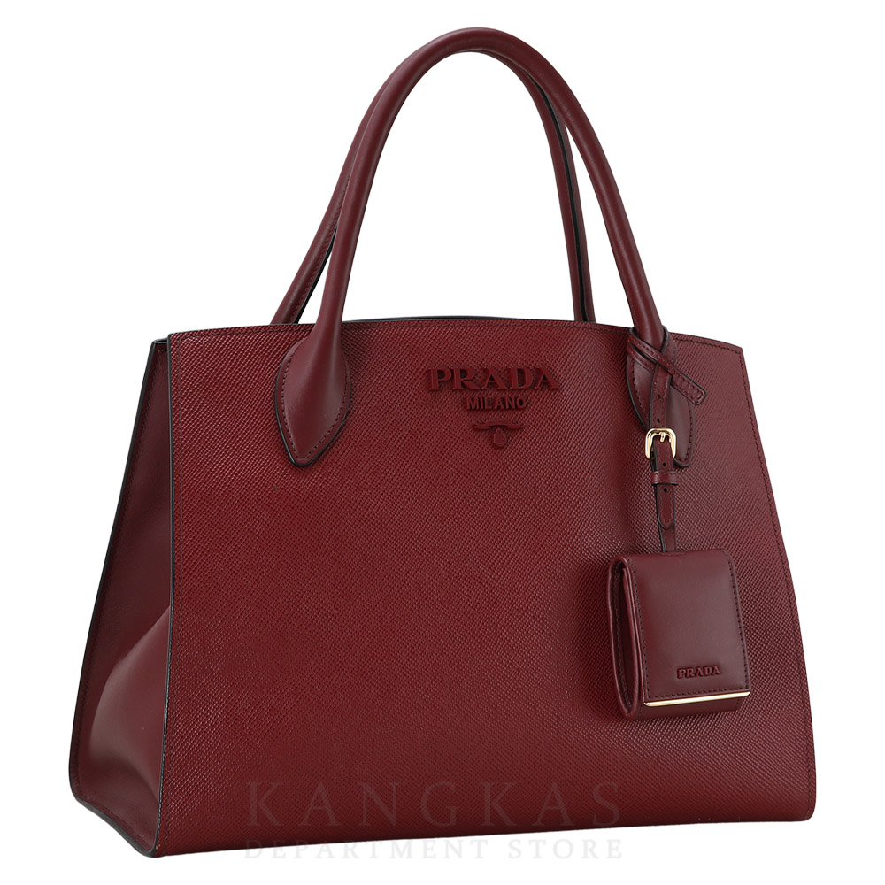 PRADA(USED)프라다 1BA155 사피아노 모노크롬 토트백