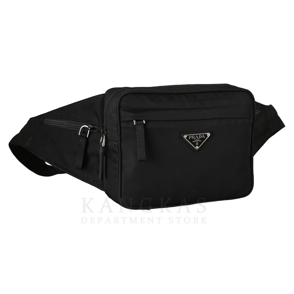 PRADA(USED)프라다 2VL001 테수토 힙색 블랙