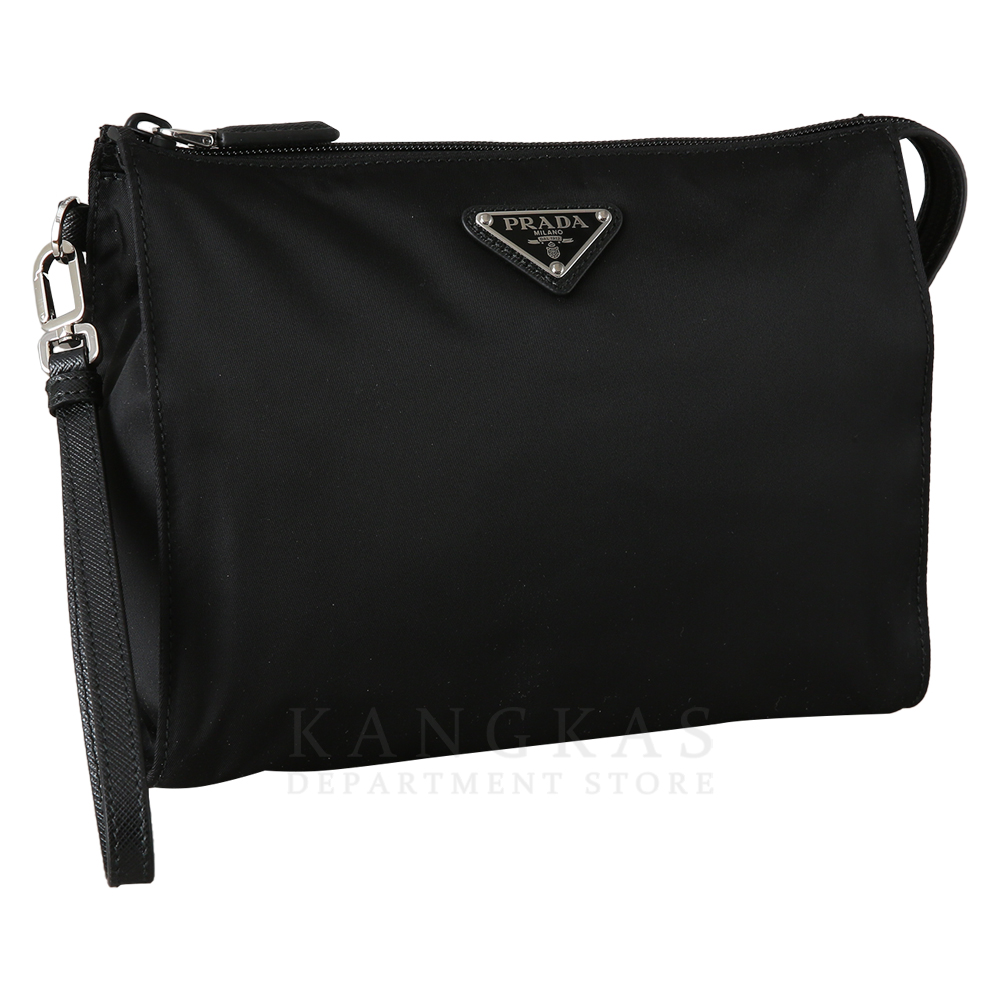 PRADA(USED)프라다 2NE789 리나일론 클러치 블랙