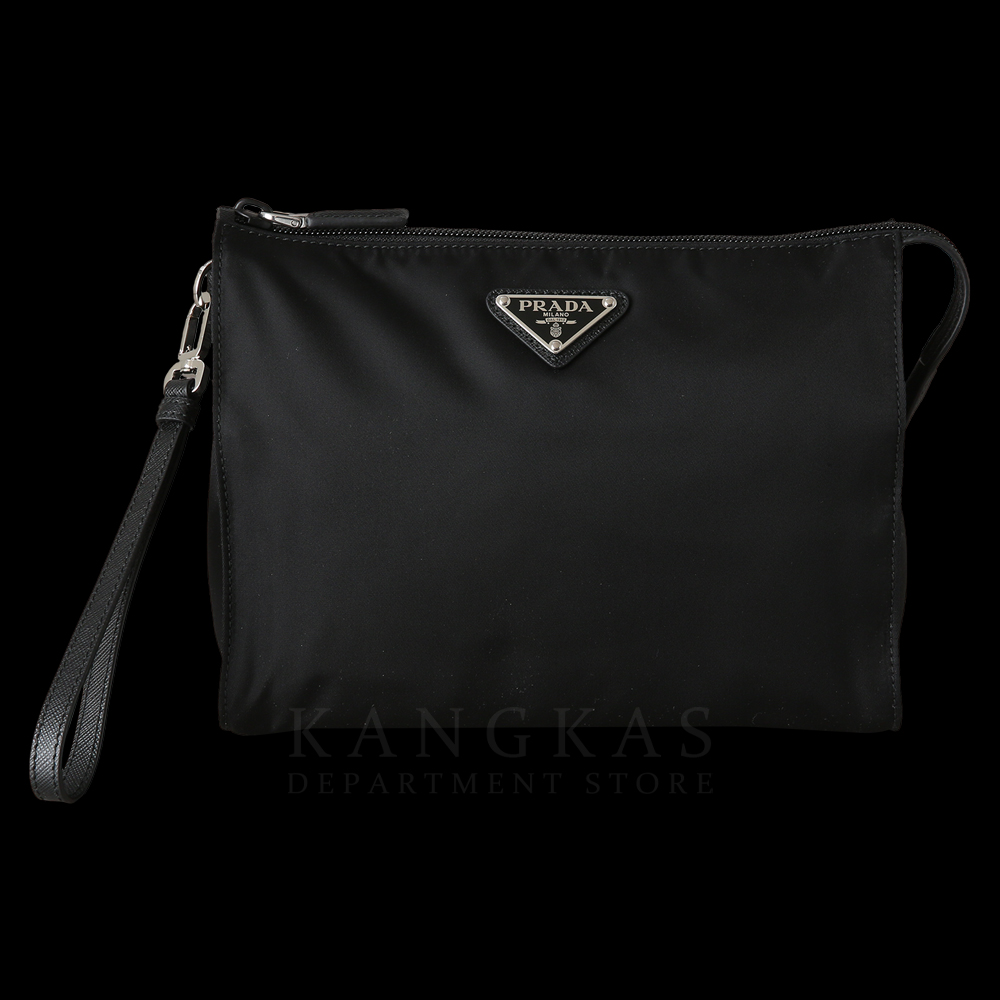 PRADA(USED)프라다 2NE789 리나일론 클러치 블랙