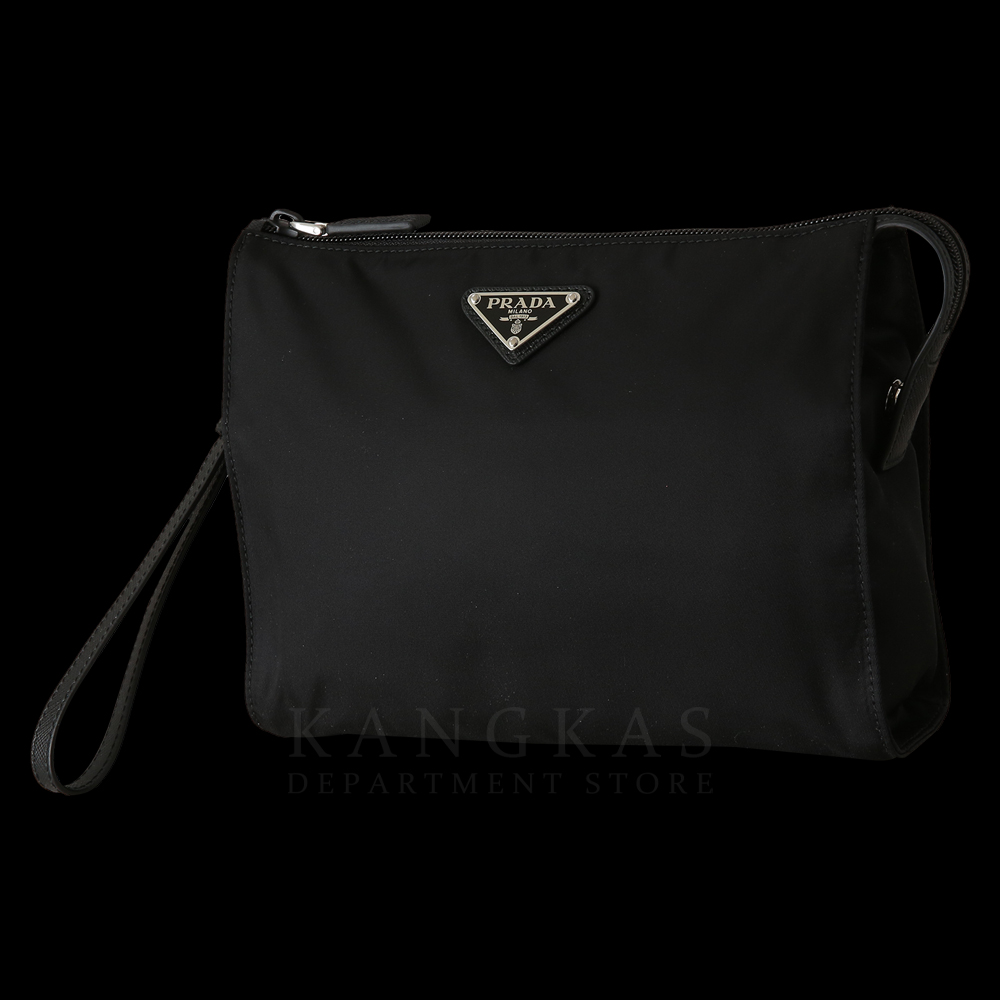 PRADA(USED)프라다 2NE789 리나일론 클러치 블랙