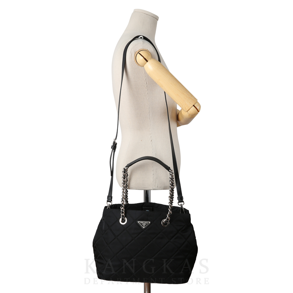PRADA(USED)프라다 1BG740 포코노 퀼팅 숄더백