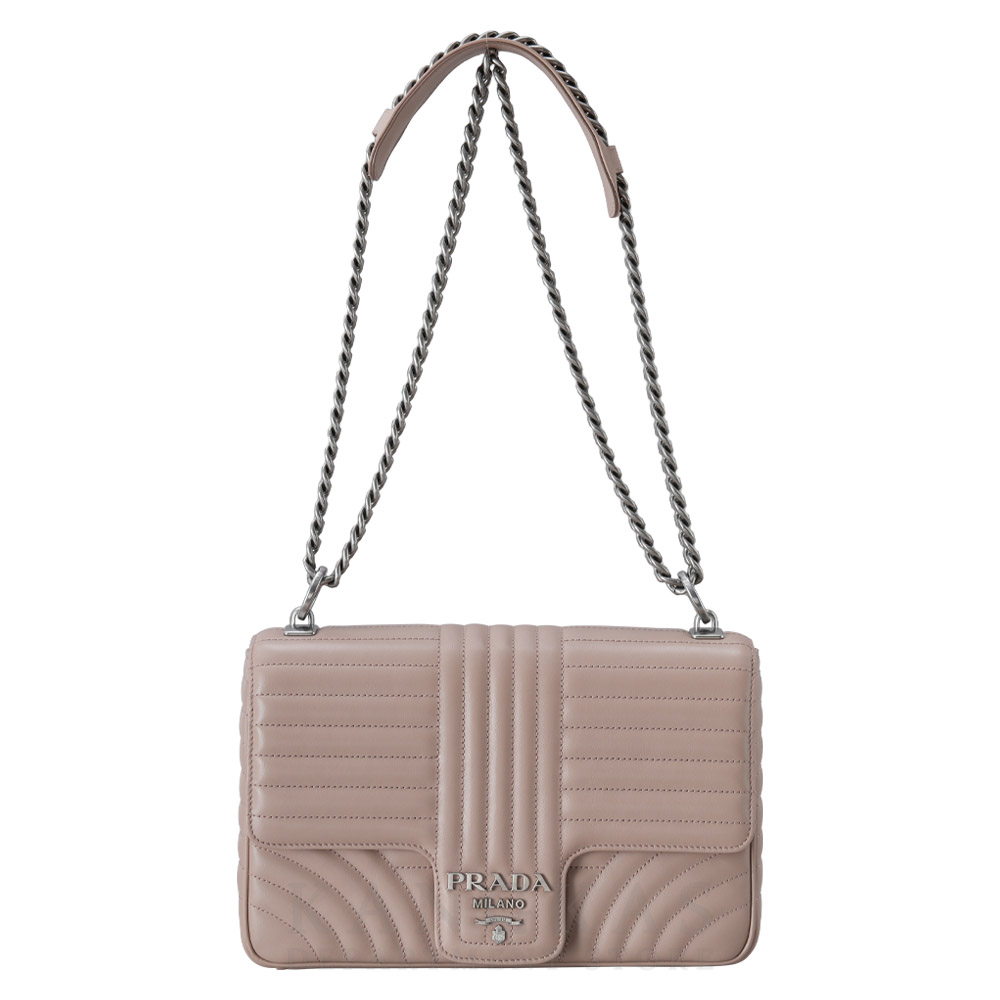 PRADA(USED)프라다 다이어그램 체인 숄더백