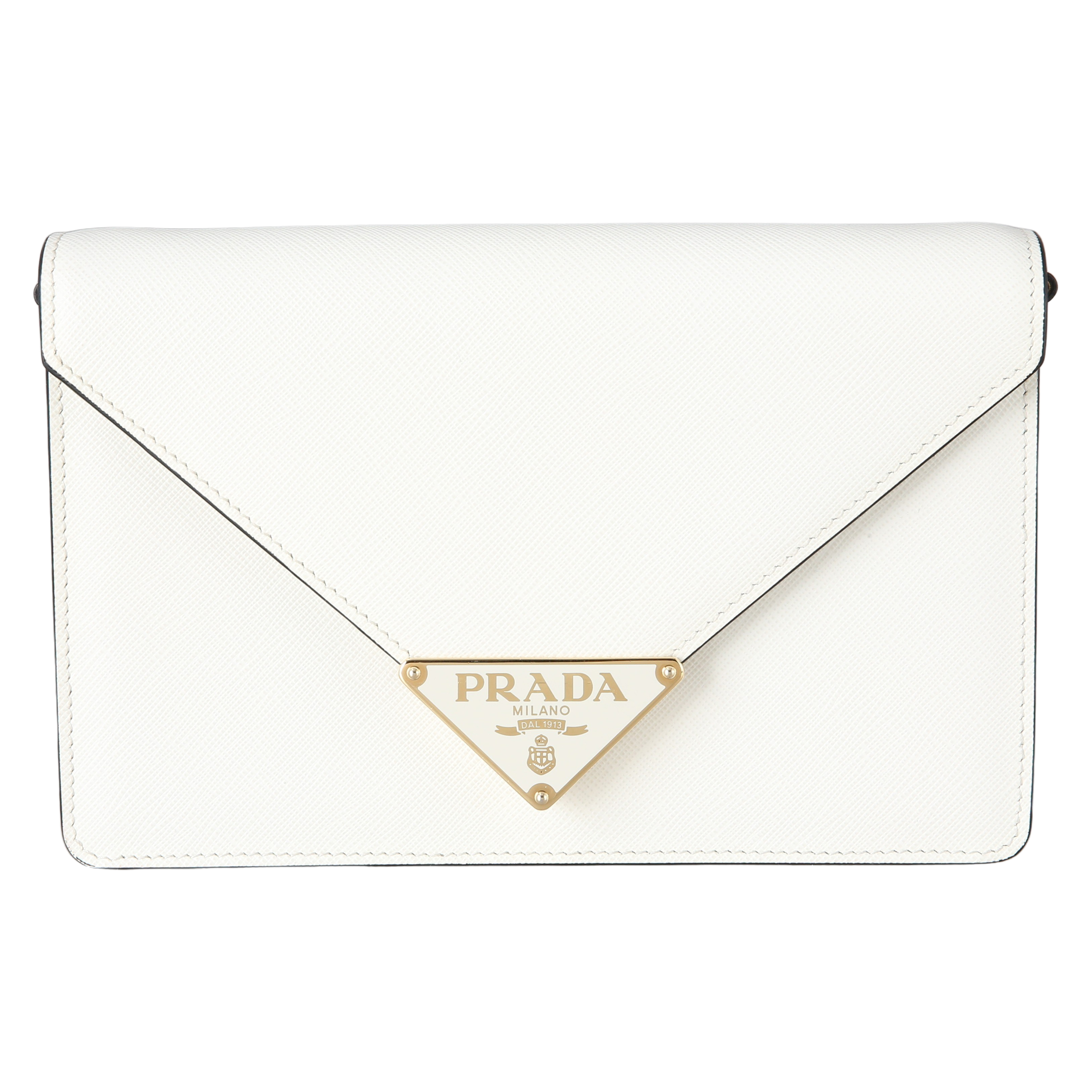 PRADA(USED)프라다 1BD318 사피아노 럭스 체인 백