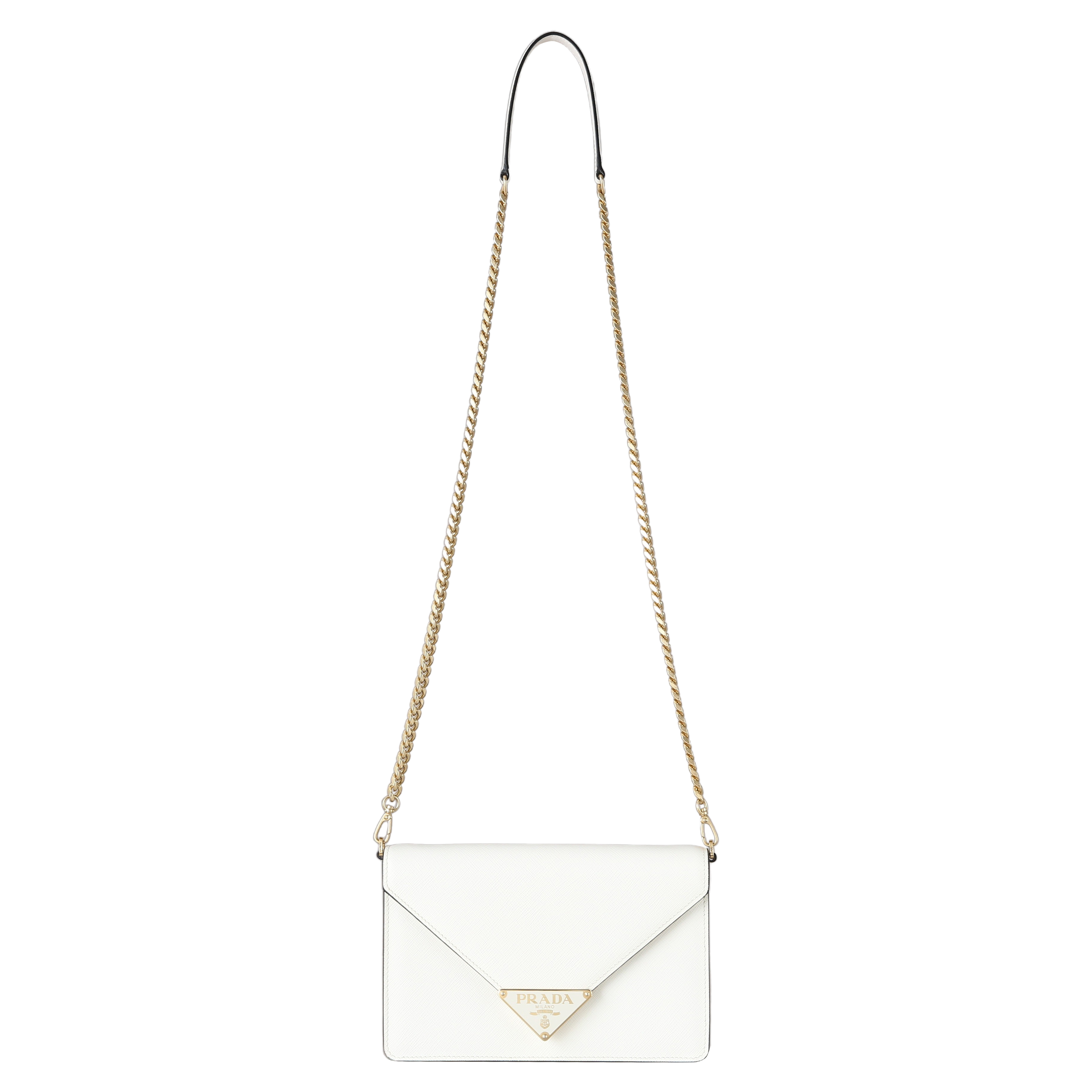 PRADA(USED)프라다 1BD318 사피아노 럭스 체인 백