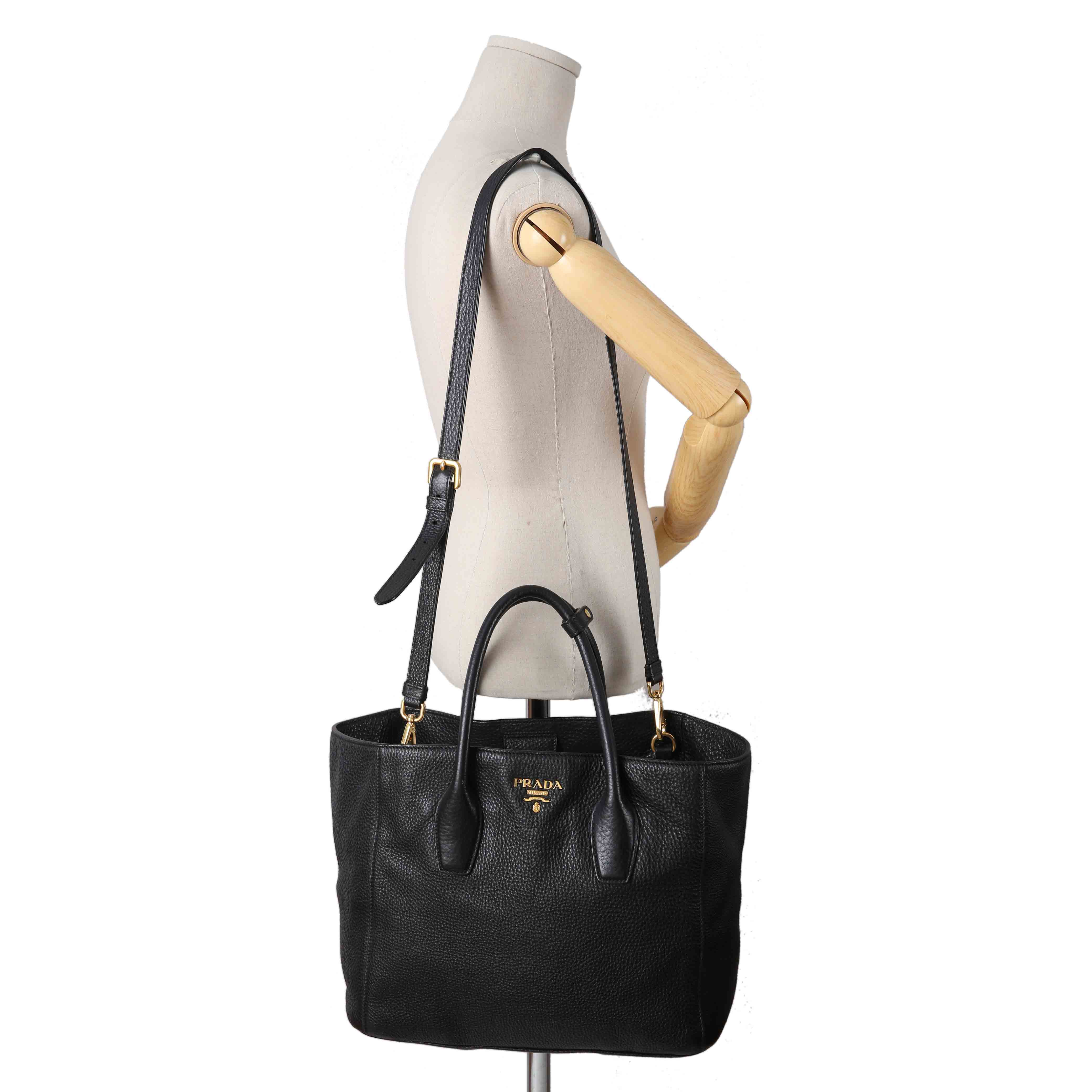 PRADA(USED)프라다 비텔로 다이노 토트겸 숄더백