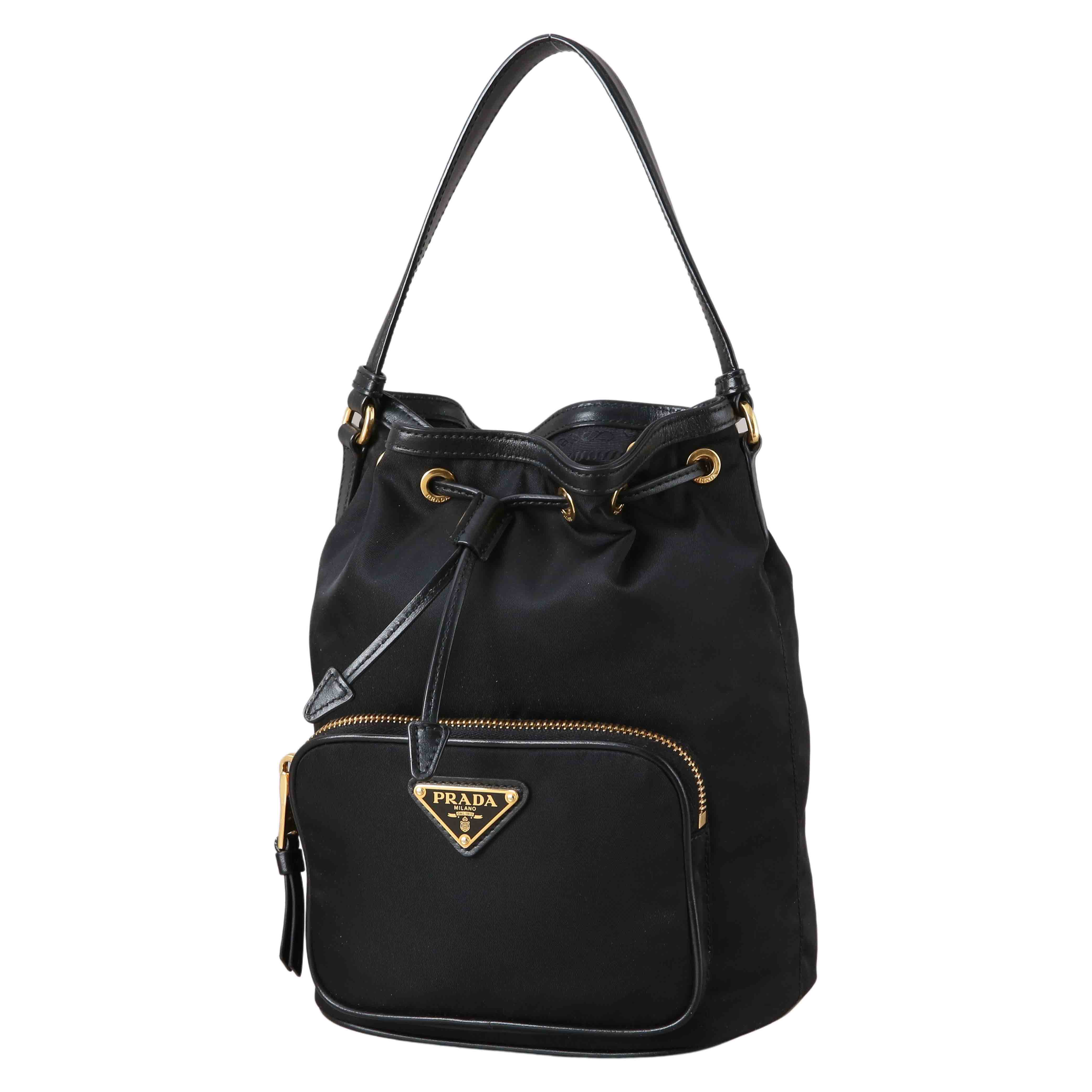 PRADA(USED)프라다 1BH038 테수토 버킷백