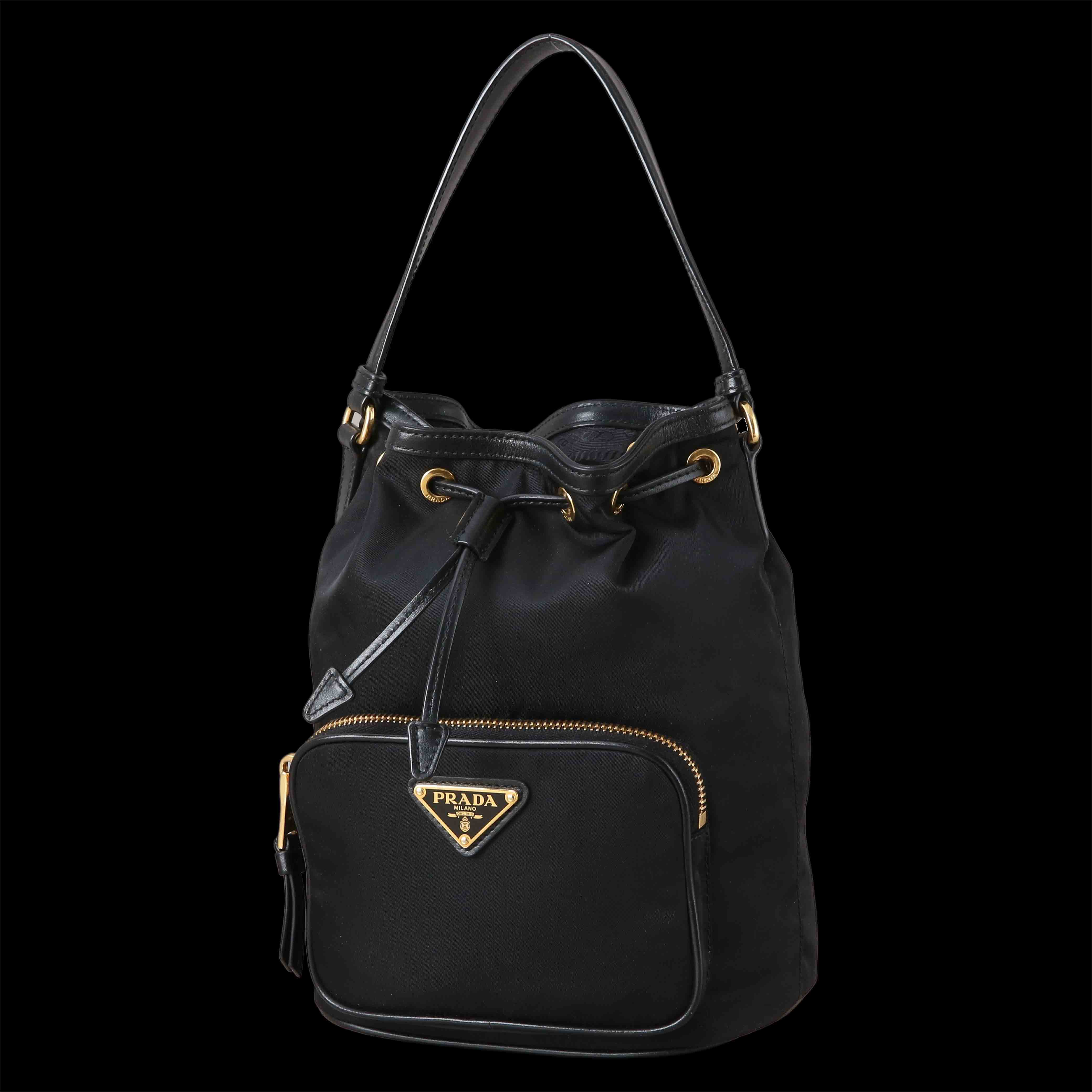 PRADA(USED)프라다 1BH038 테수토 버킷백