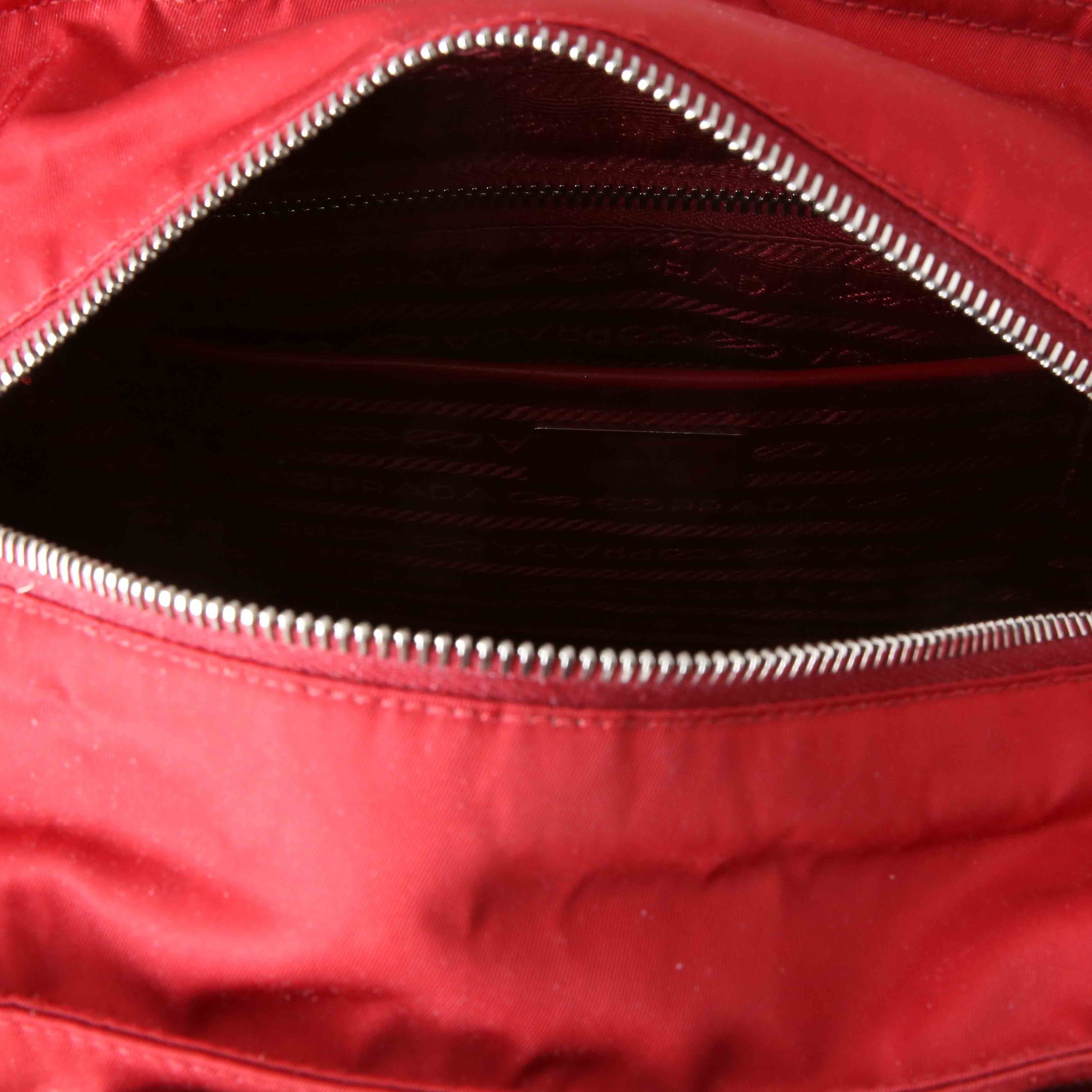 PRADA(USED)프라다 나일론 토트 겸 숄더백 레드