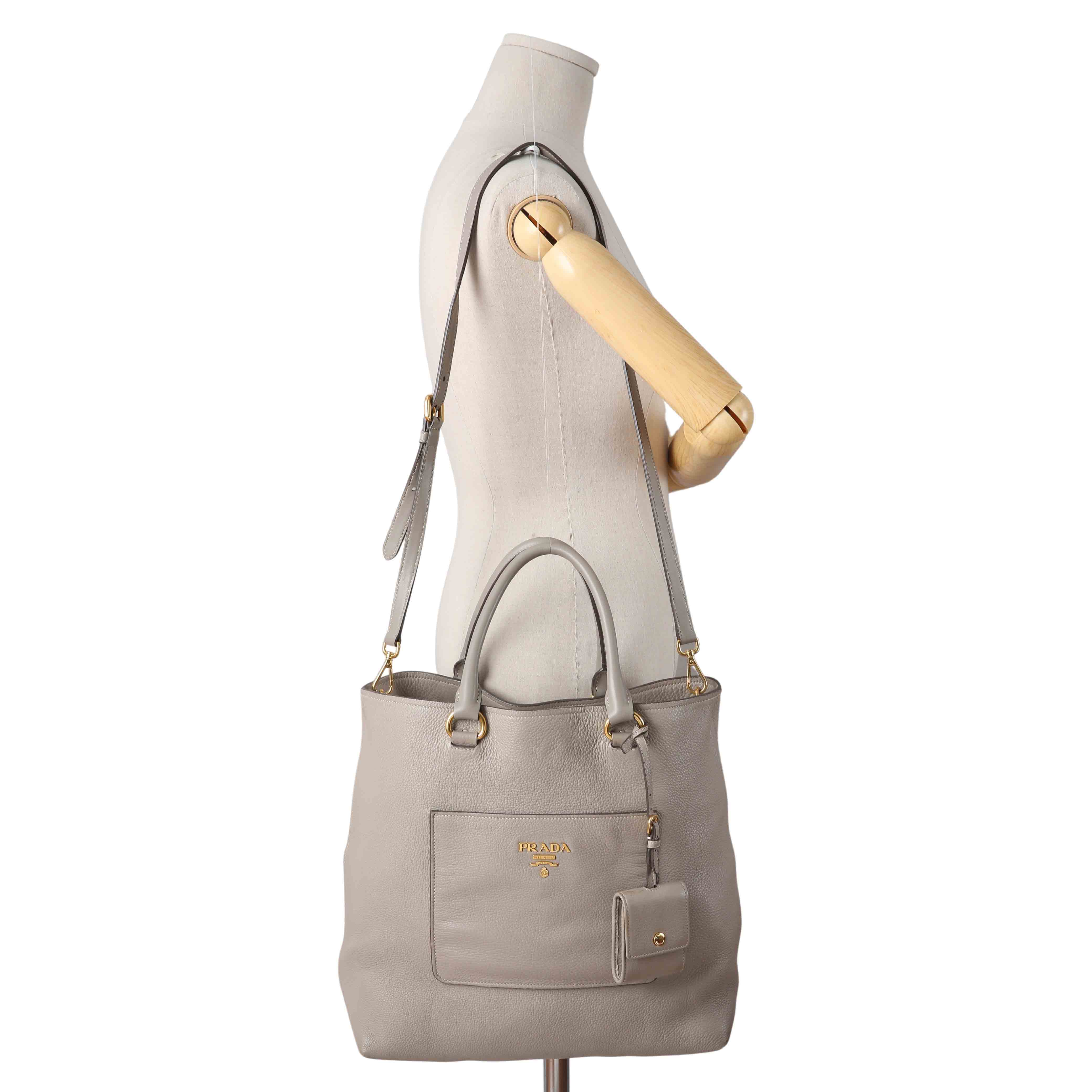 PRADA(USED)프라다 비텔로 토트 겸 숄더백