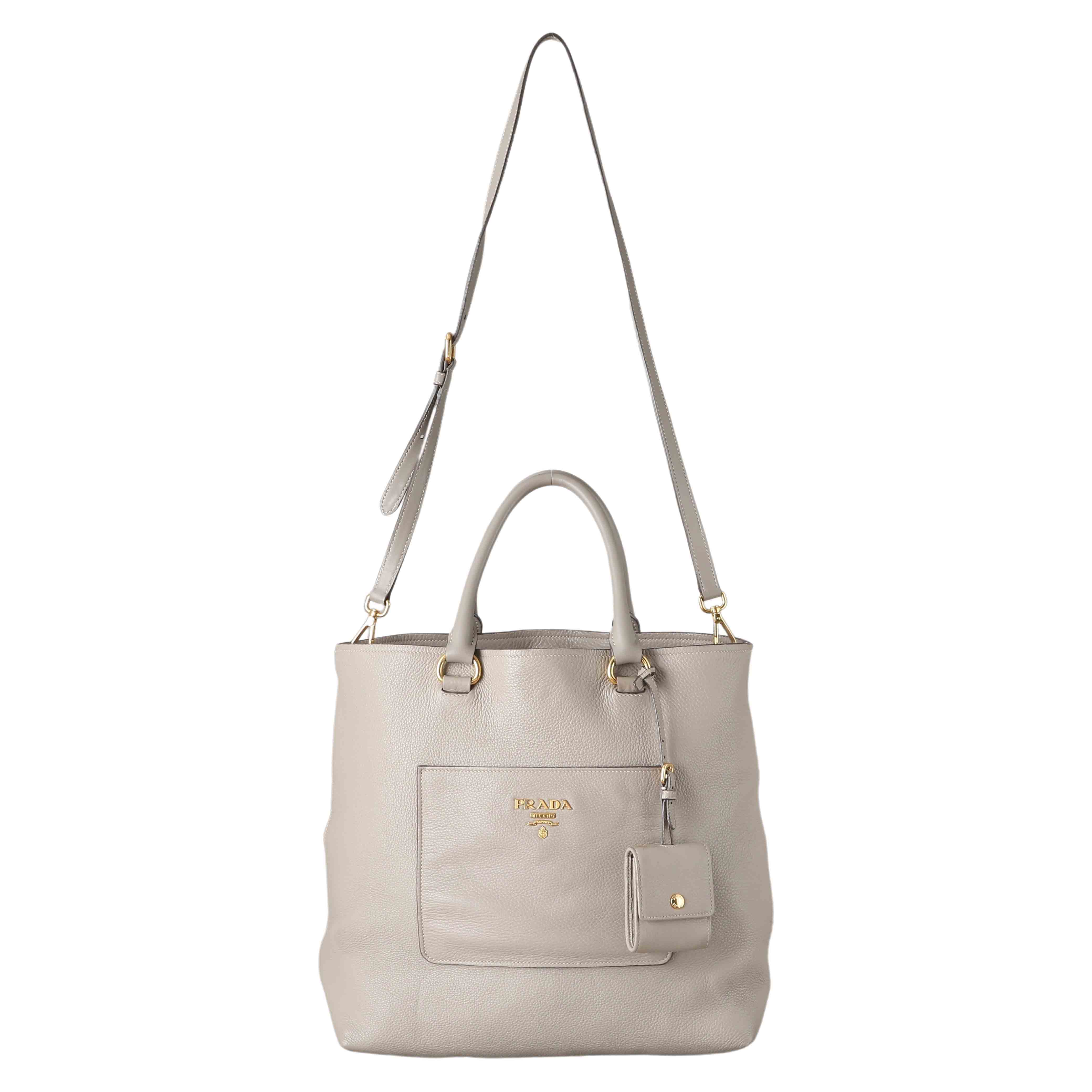 PRADA(USED)프라다 비텔로 토트 겸 숄더백