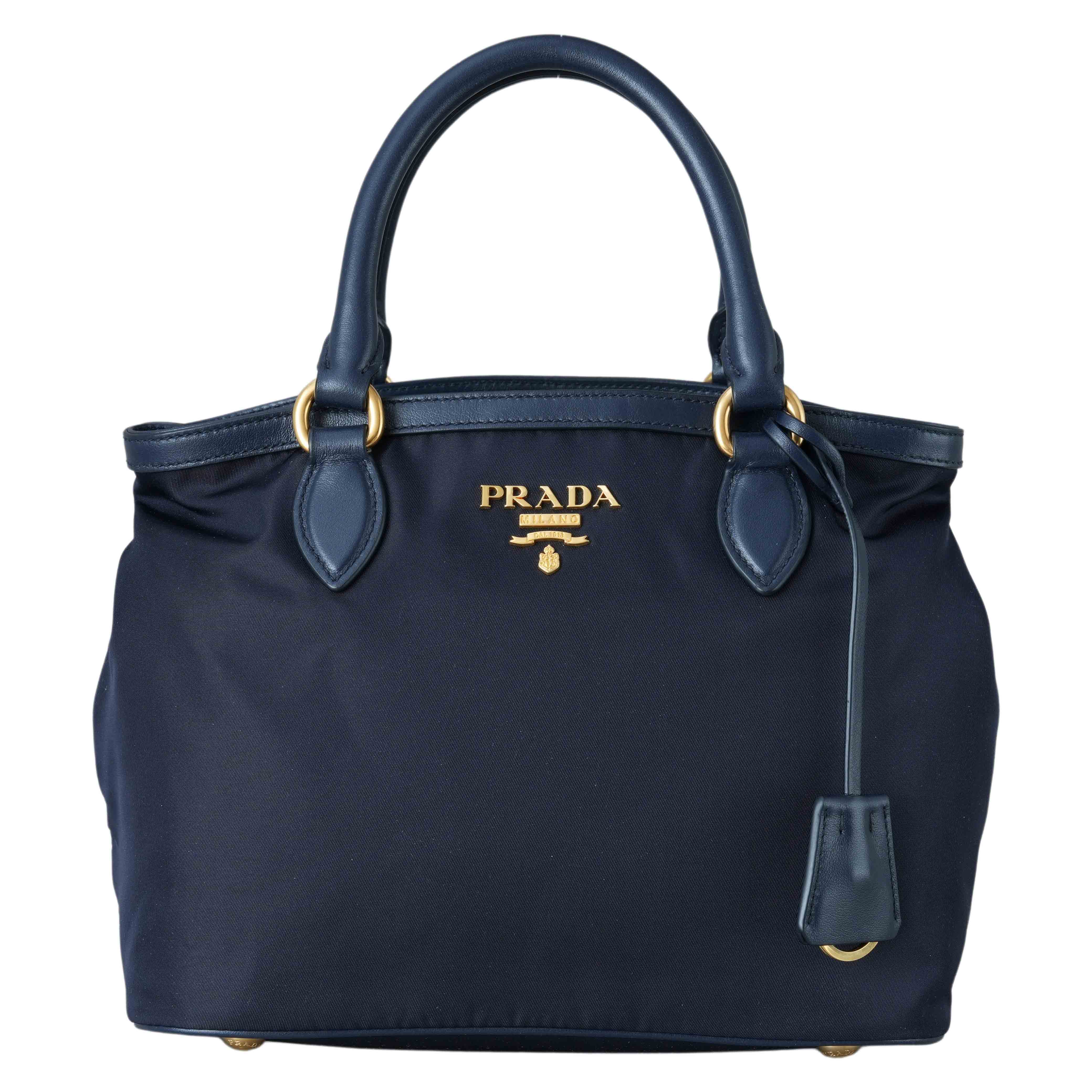 PRADA(USED)프라다 포코노 테수토 크로스백 네이비
