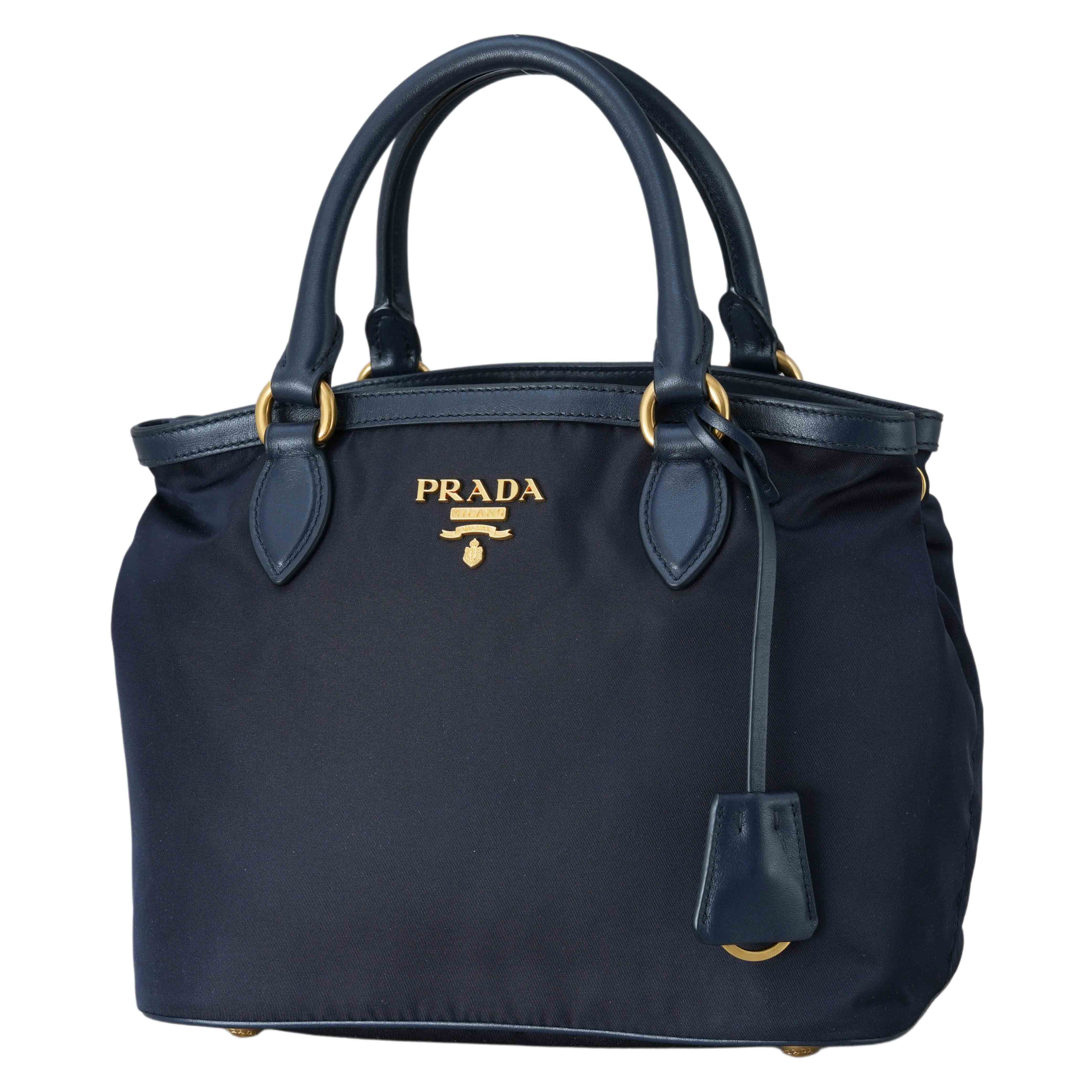 PRADA(USED)프라다 포코노 테수토 크로스백 네이비